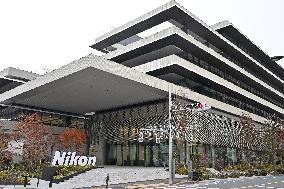 Nikon Corporation  signage and logosexterior, logo and signage